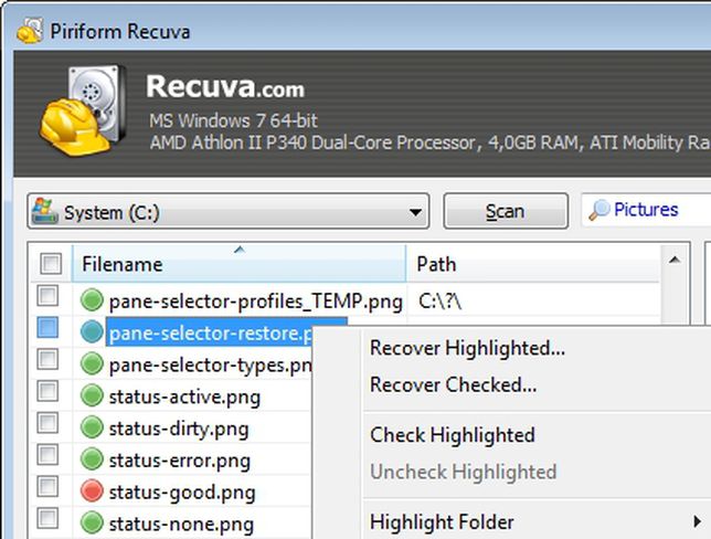 recuva data recovery free download